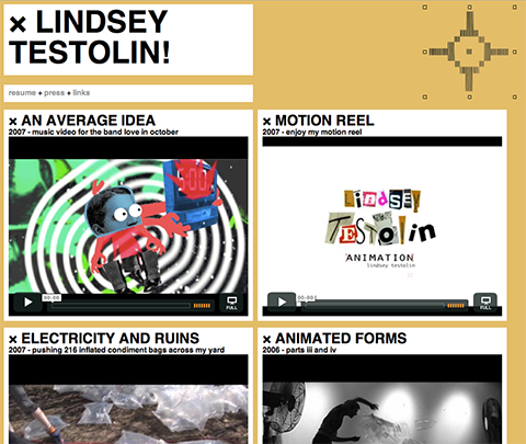 Screenshot of LindseyTestolin.com